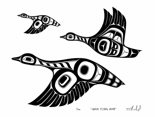 "Geese Flying South"